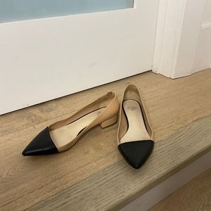 Francesco Russo Size 38 Mini Heel Flats